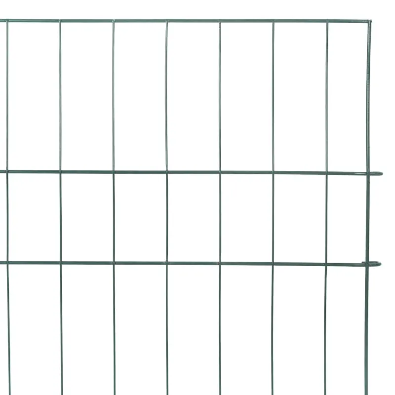 Tvenkinio tvoros rinkinys 5 pcs Žalia 100 x 50 cm Plienas