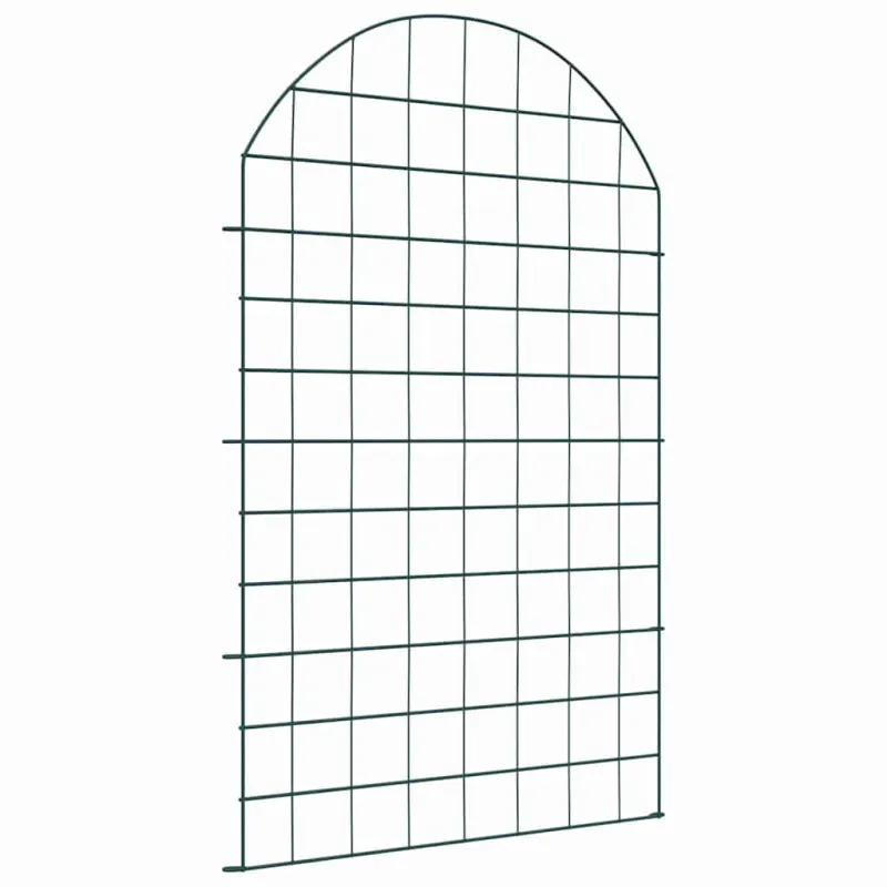 Tvenkinio tvoros rinkinys 8 pcs Žalia 50 x 80 cm Plienas