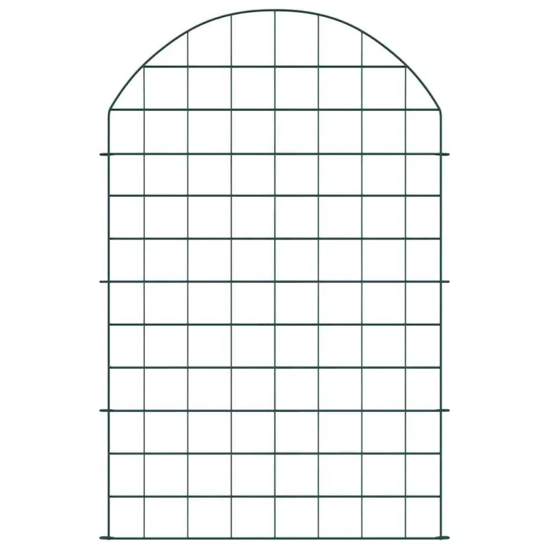 Tvenkinio tvoros rinkinys 8 pcs Žalia 50 x 80 cm Plienas