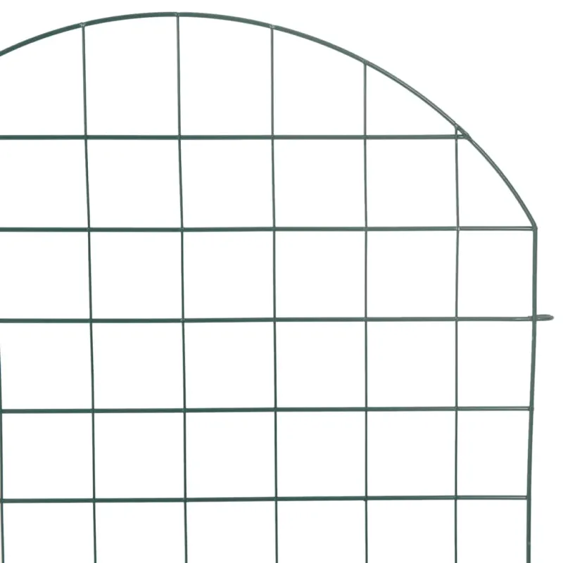 Tvenkinio tvoros rinkinys 8 pcs Žalia 50 x 80 cm Plienas
