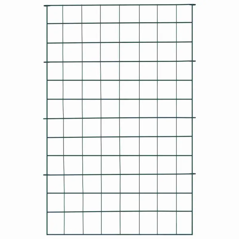 Tvenkinio tvoros rinkinys 8 pcs Žalia 50 x 80 cm Plienas