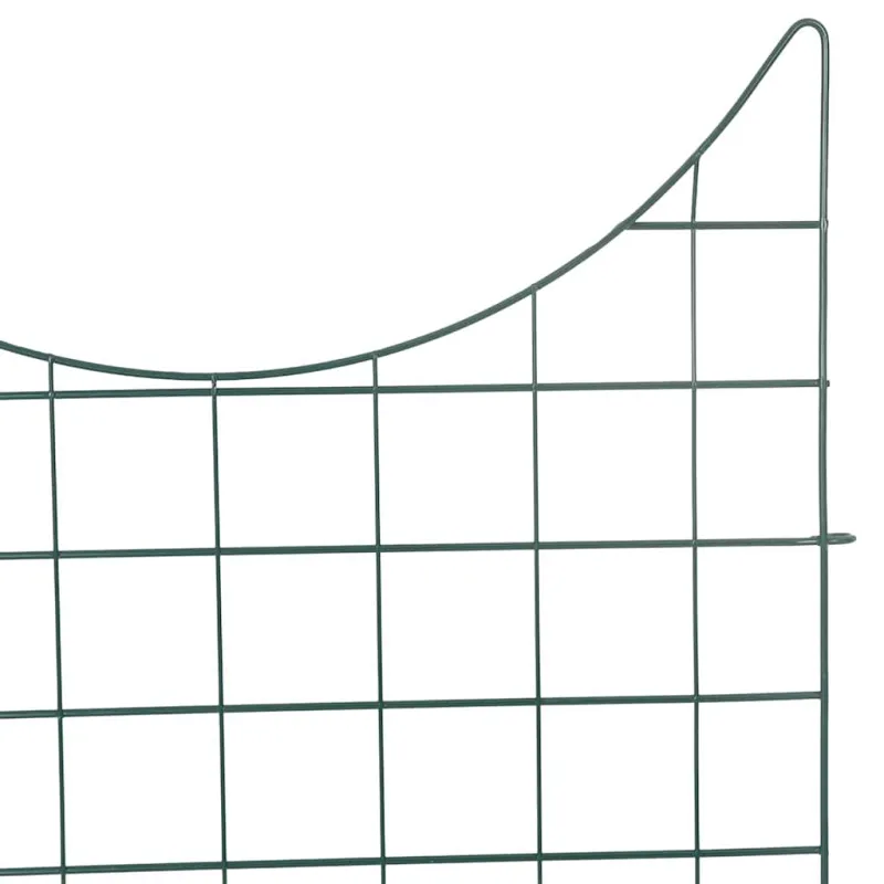 Tvenkinio tvoros rinkinys 8 pcs Žalia 50 x 80 cm Plienas