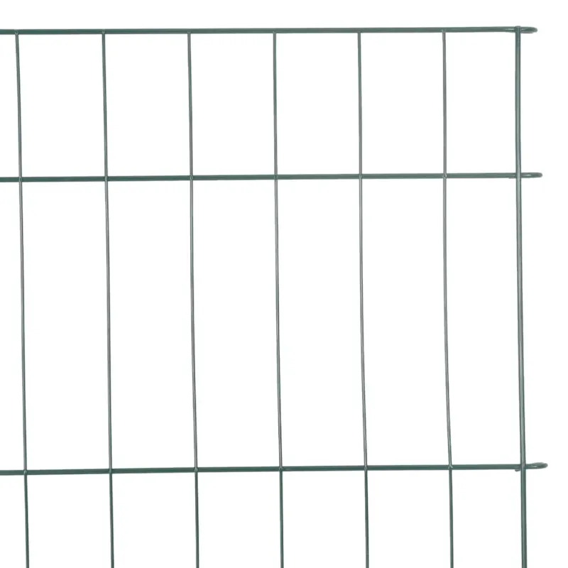 Tvenkinio tvoros rinkinys 8 pcs Žalia 50 x 80 cm Plienas