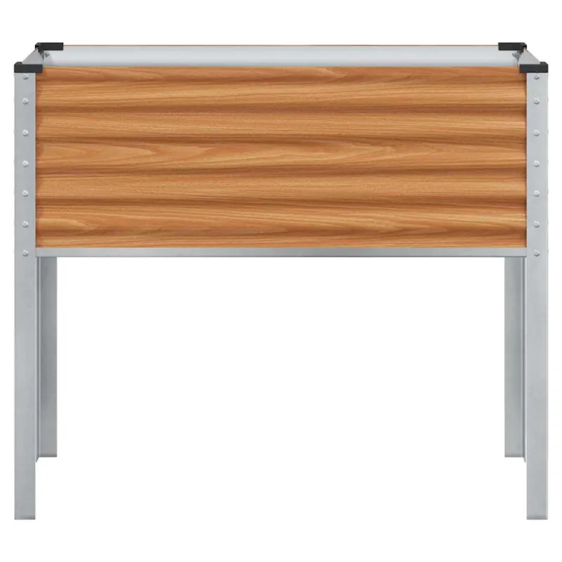 Sodo vazonas Šviesiai rudas 100 x 45 x 90 cm Cinkuota plienas