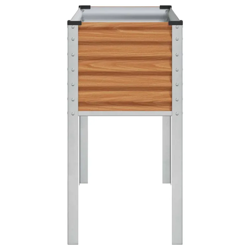 Sodo vazonas Šviesiai rudas 100 x 45 x 90 cm Cinkuota plienas
