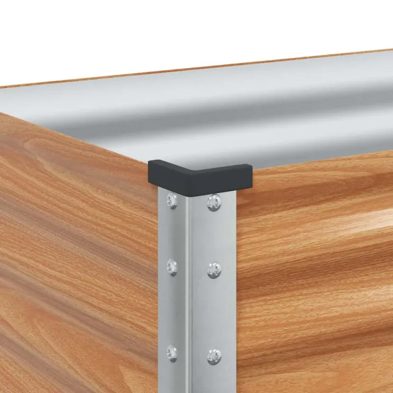 Sodo vazonas Šviesiai rudas 100 x 45 x 90 cm Cinkuota plienas