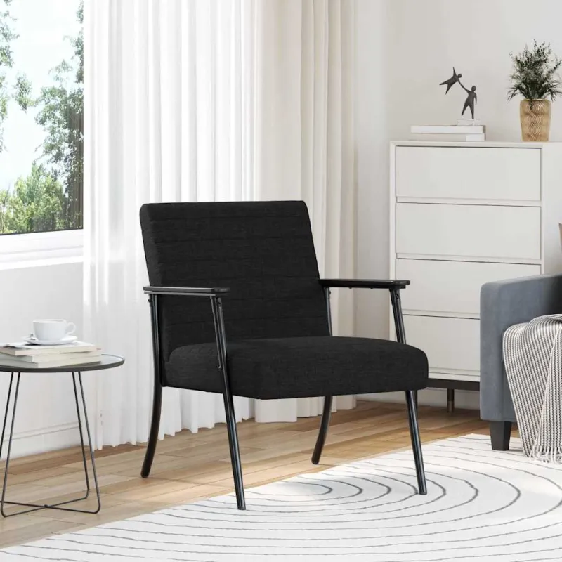 krėslas Juoda 59 x 75 x 78 cm audinys