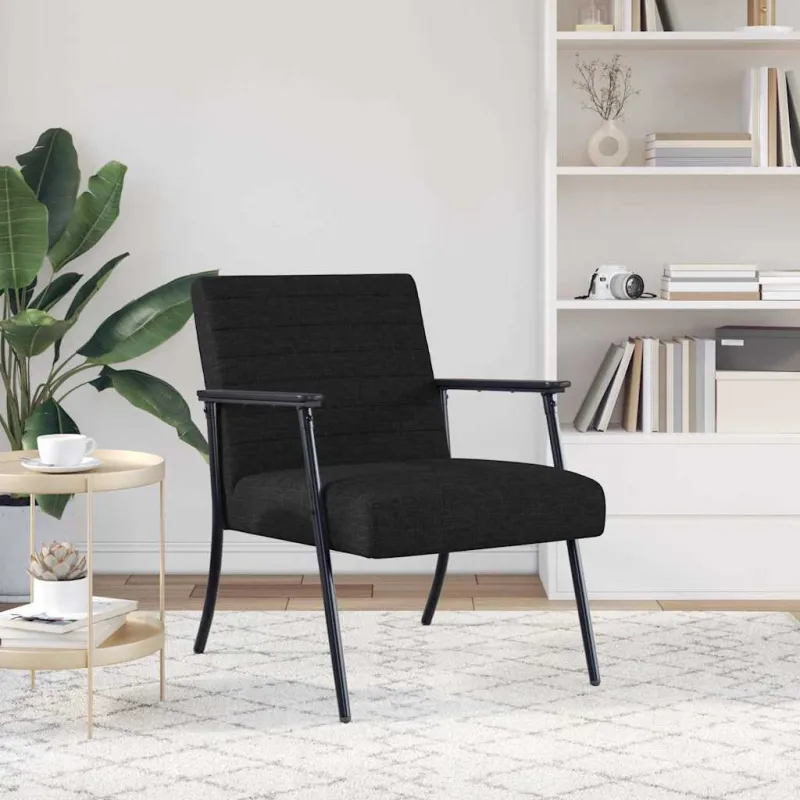 krėslas Juoda 59 x 75 x 78 cm audinys