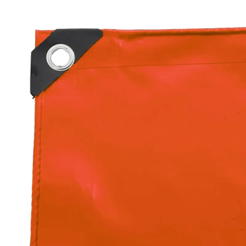 Tentinis audinys 650g / m² Oranžinė 4 x 5 m Drobė su PVC danga