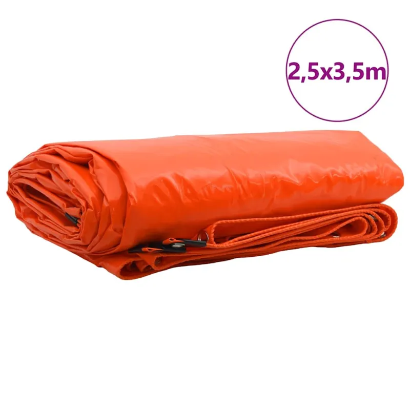 Tentinis audinys 650g / m² Oranžinė 2,5 x 3,5 m