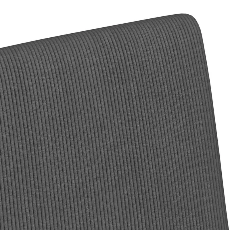 Valgomojo Kėdės su Ratukais 2 pcs Tamsiai pilka 57 x 66 x 94 cm