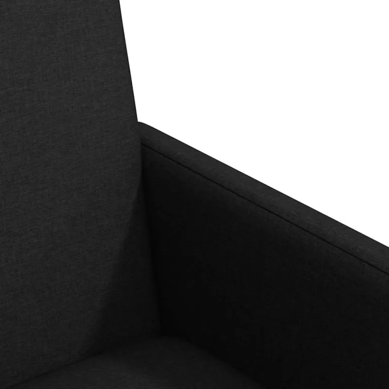 Valgomojo Kėdės su Ratukais 2 pcs Juoda 57 x 66 x 94 cm audinys