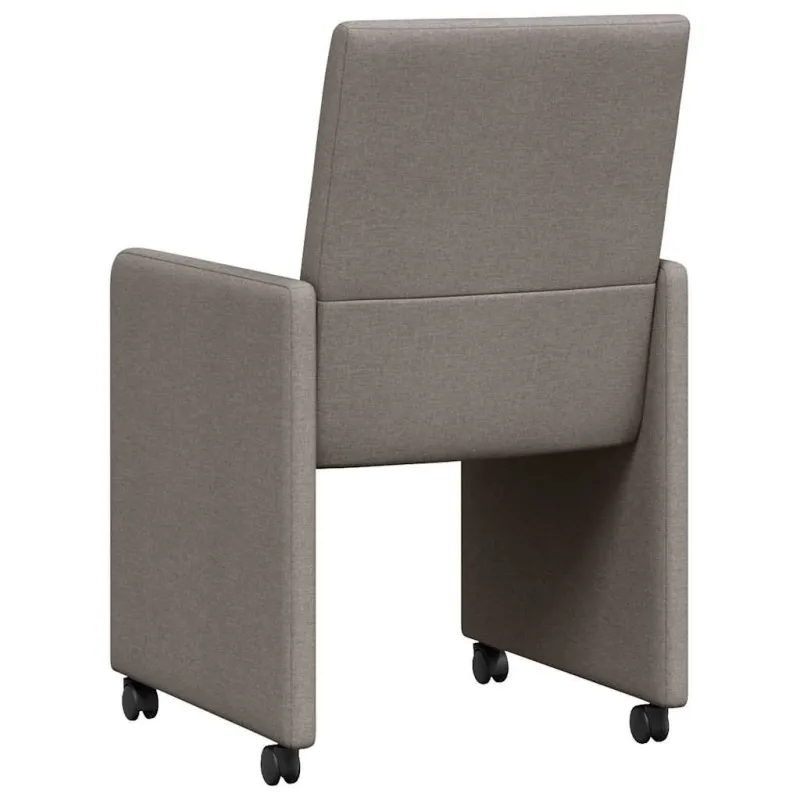 Valgomojo Kėdės su Ratukais 2 pcs Tortora 57 x 66 x 94 cm