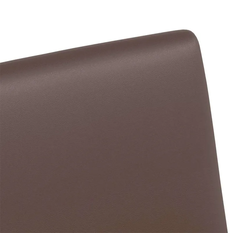 Valgomojo Kėdės su Ratukais 2 pcs Ruda 57 x 66 x 94 cm