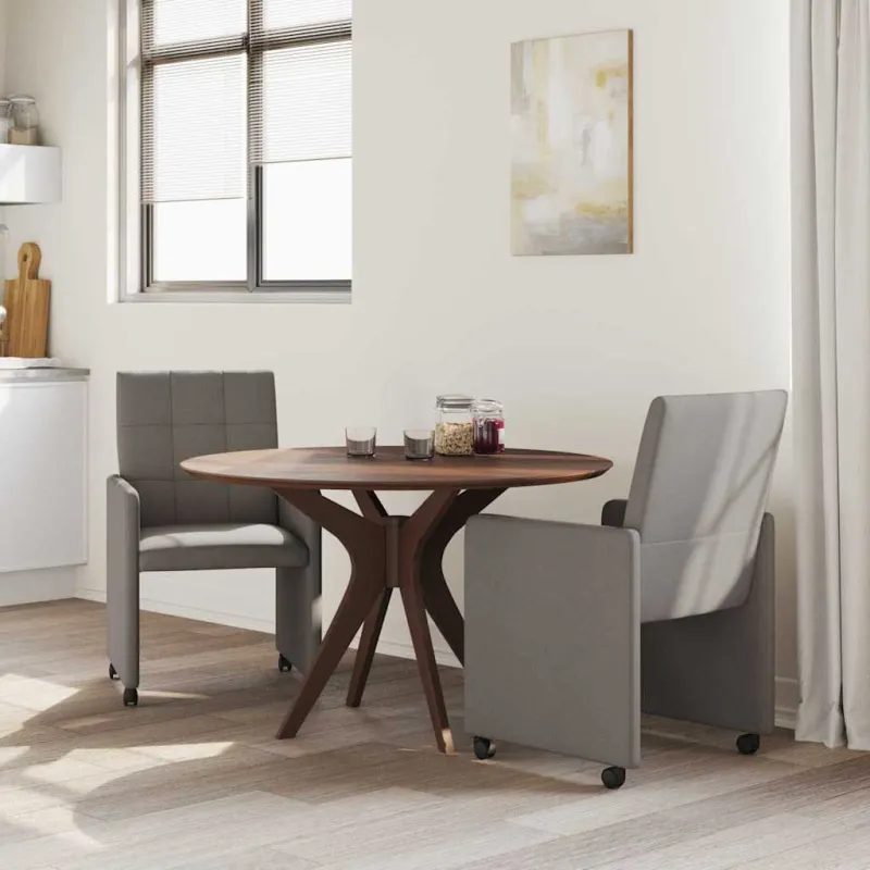 Valgomojo Kėdės su Ratukais 2 pcs Tortora 58 x 65 x 94 cm