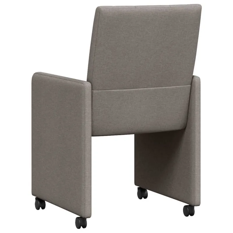 Valgomojo Kėdės su Ratukais 2 pcs Tortora 58 x 65 x 94 cm