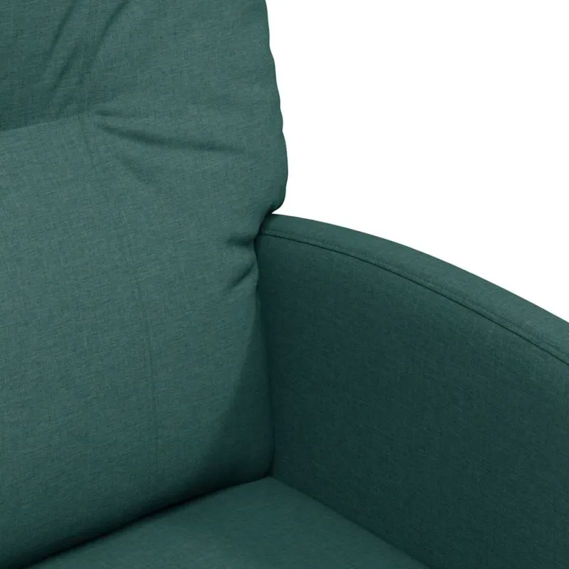 Valgomojo Kėdės su Ratukais 2 pcs Tamsiai žalia 57 x 67 x 95 cm