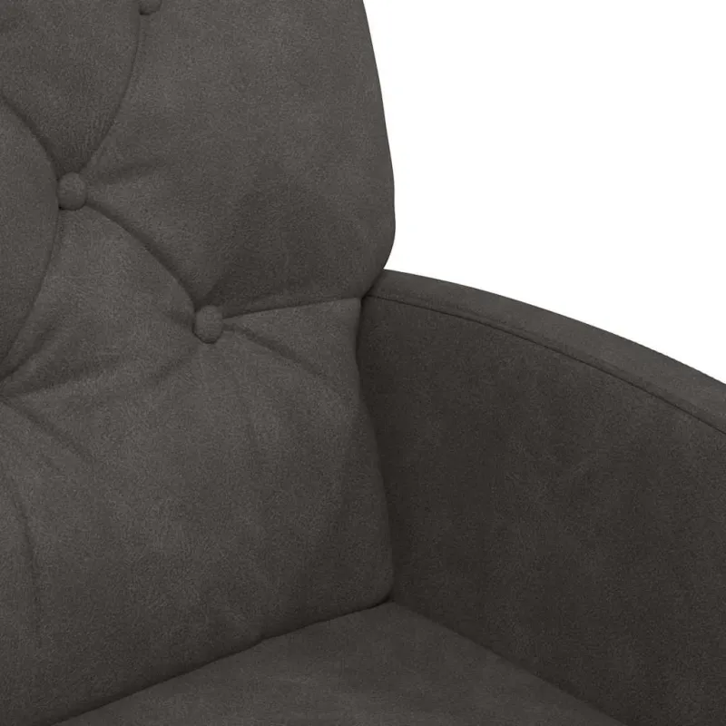 Valgomojo Kėdės su Ratukais 2 pcs Juoda 58 x 67 x 97 cm