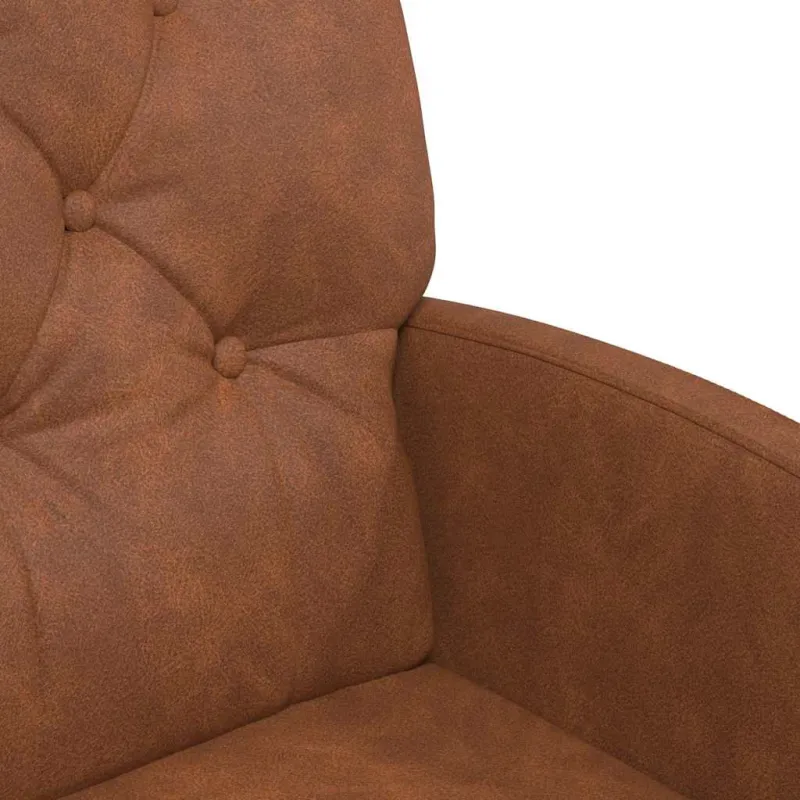 Valgomojo Kėdės su Ratukais 2 pcs Ruda 58 x 67 x 97 cm