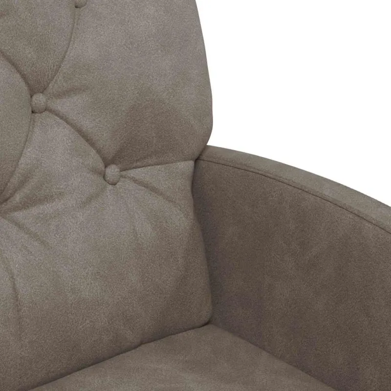Valgomojo Kėdės su Ratukais 2 pcs Pilka 58 x 67 x 97 cm