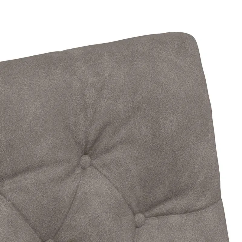 Valgomojo Kėdės su Ratukais 2 pcs Pilka 58 x 67 x 97 cm