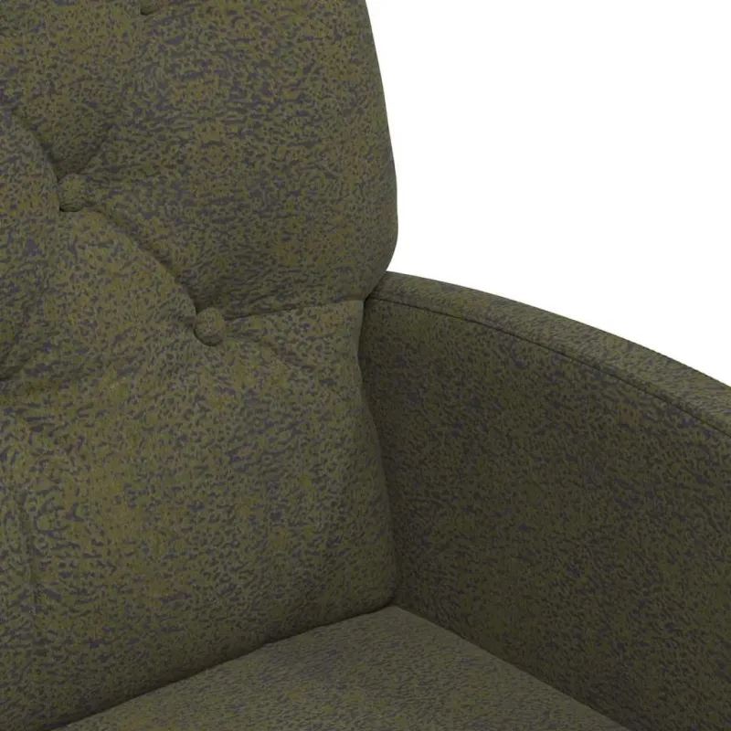 Valgomojo Kėdės su Ratukais 2 pcs Armijos žalia 58 x 67 x 97 cm