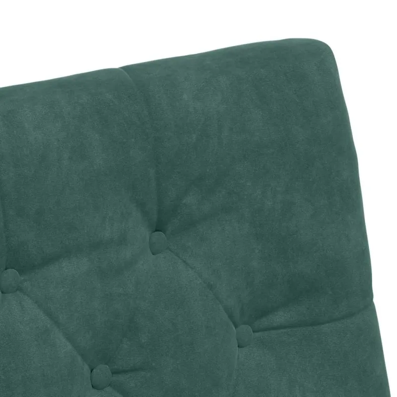 Valgomojo Kėdės su Ratukais 2 pcs Tamsiai žalia 58 x 67 x 97 cm