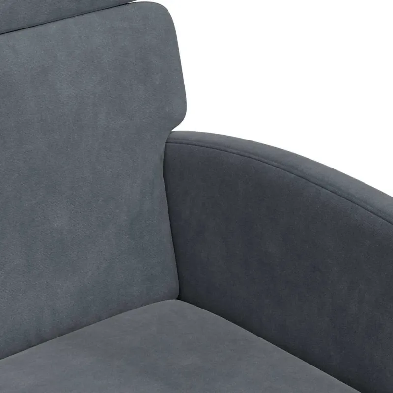 Valgomojo Kėdės su Ratukais 2 pcs Tamsiai pilka 58 x 65 x 98 cm