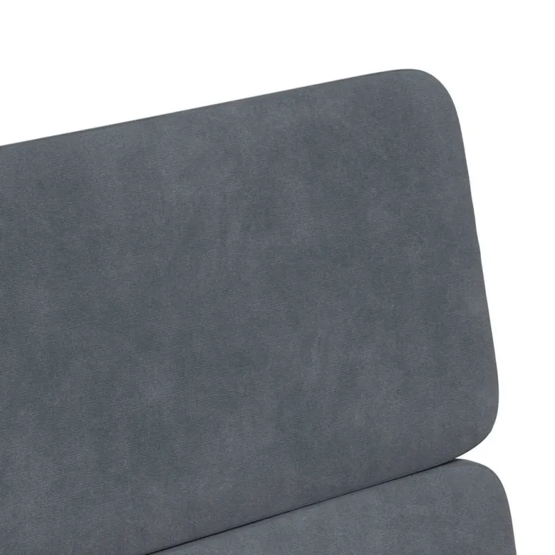Valgomojo Kėdės su Ratukais 2 pcs Tamsiai pilka 58 x 65 x 98 cm