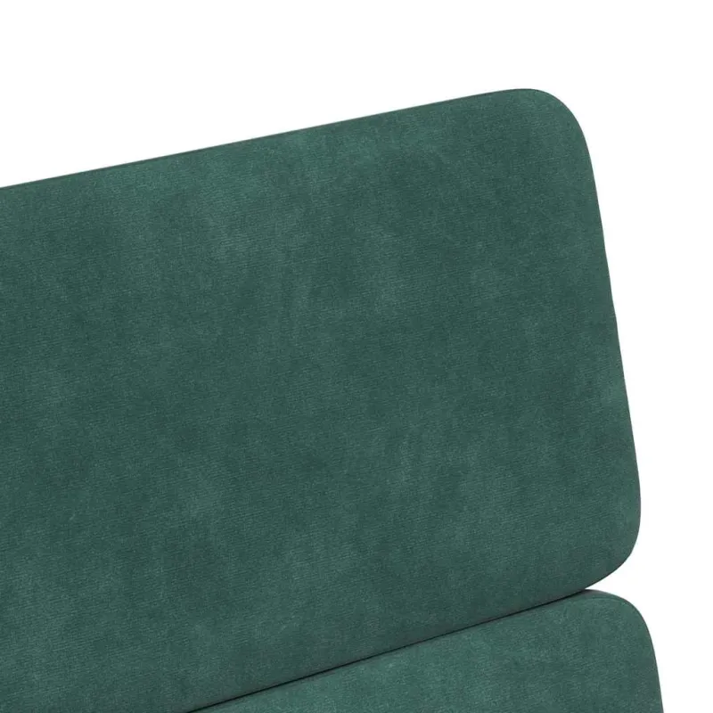 Valgomojo Kėdės su Ratukais 2 pcs Tamsiai žalia 58 x 65 x 98 cm