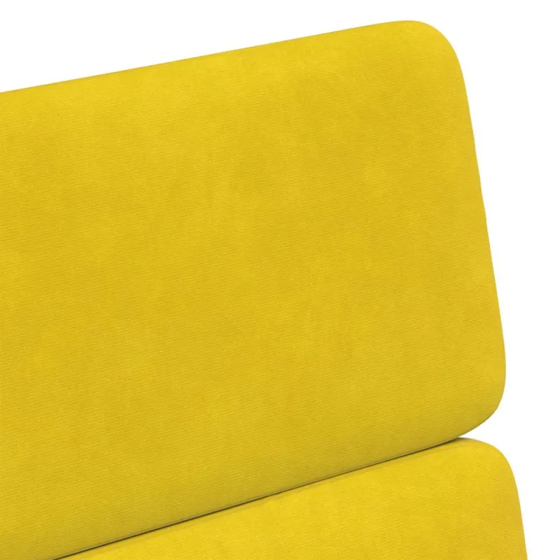 Valgomojo Kėdės su Ratukais 2 pcs Geltona 58 x 65 x 98 cm