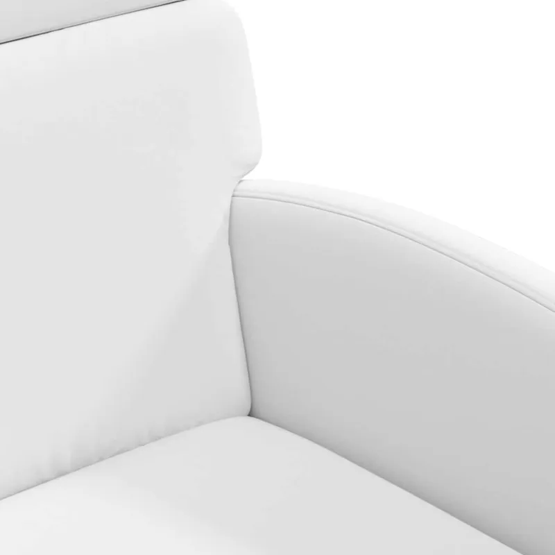 Valgomojo Kėdės su Ratukais 2 pcs Balta 58 x 65 x 98 cm