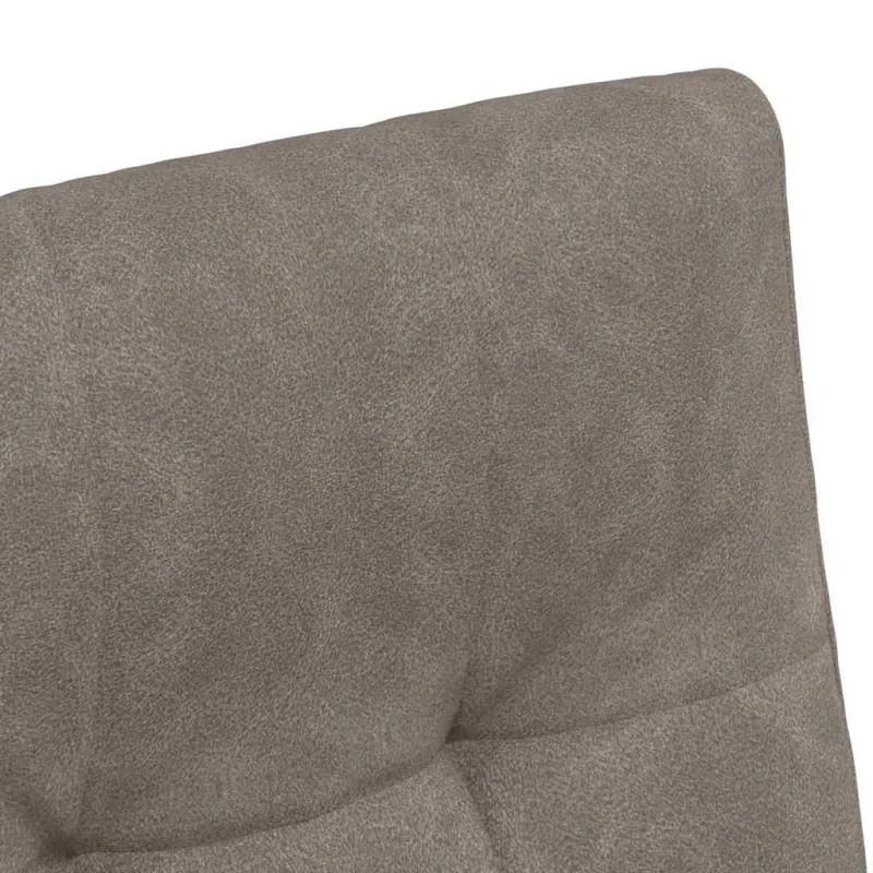 Valgomojo Kėdės su Ratukais 2 pcs Pilka 58 x 67 x 97 cm