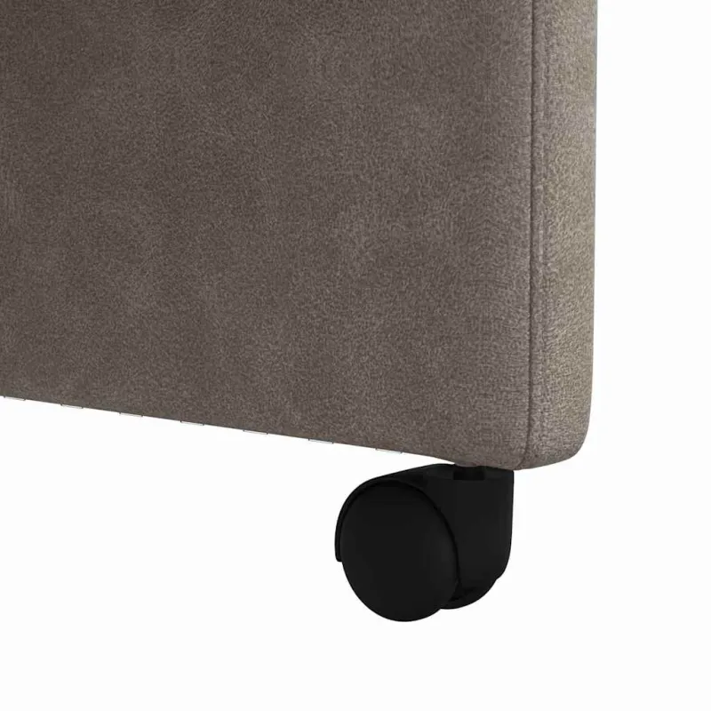 Valgomojo Kėdės su Ratukais 2 pcs Pilka 58 x 67 x 97 cm