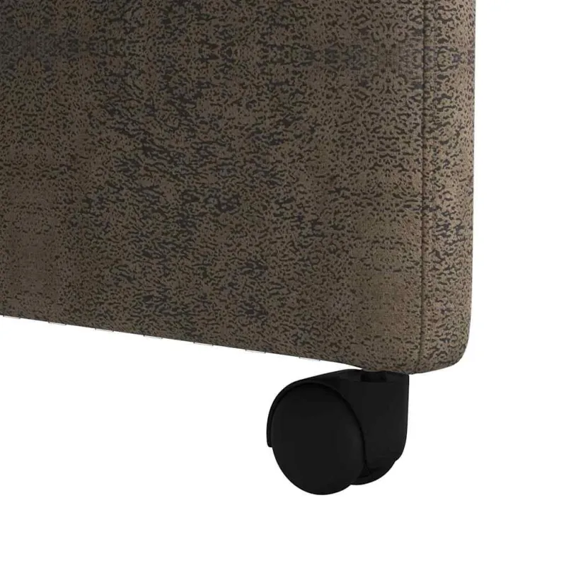 Valgomojo Kėdės su Ratukais 2 pcs Tamsiai pilka 58 x 67 x 97 cm