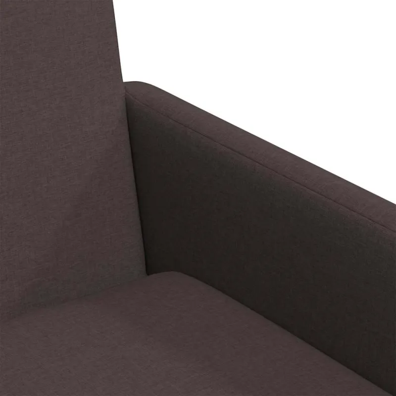 Valgomojo kėdės 2 pcs Tamsiai ruda 57 x 67 x 95 cm audinys