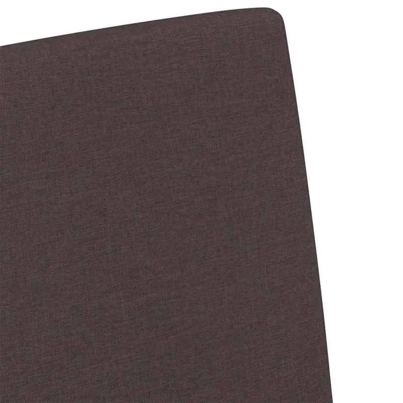 Valgomojo kėdės 2 pcs Tamsiai ruda 57 x 67 x 95 cm audinys
