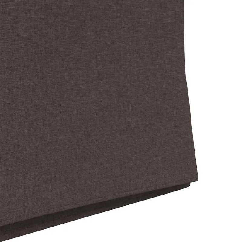 Valgomojo kėdės 2 pcs Tamsiai ruda 57 x 67 x 95 cm audinys