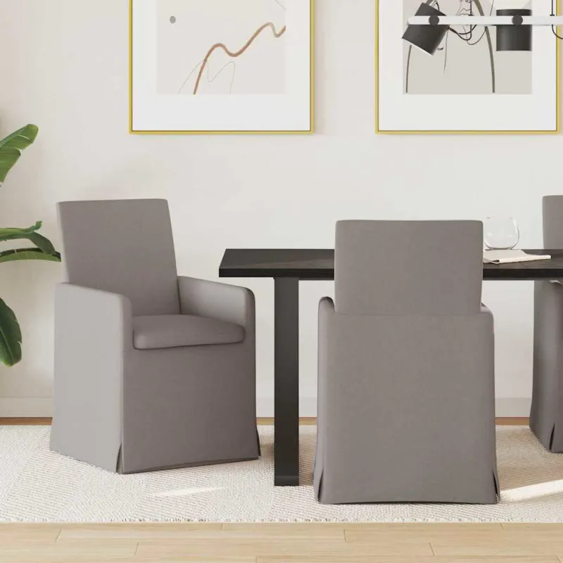 Valgomojo kėdės 2 pcs Tortora 57 x 67 x 95 cm audinys