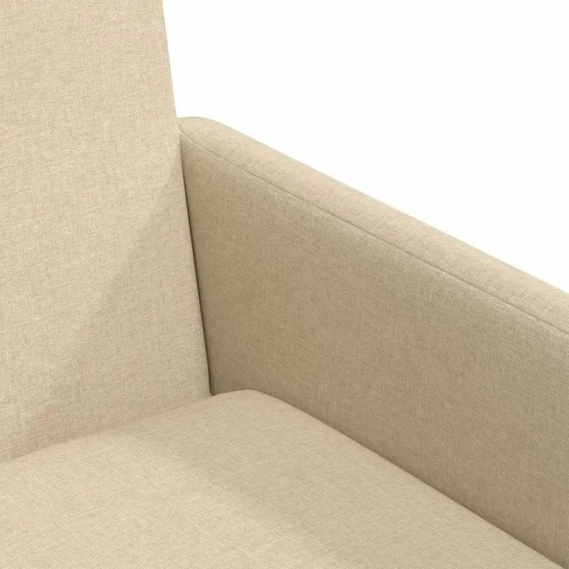 Valgomojo kėdės 2 pcs Kreminė 57 x 67 x 95 cm audinys