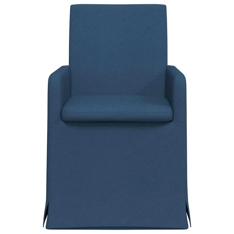 Valgomojo kėdės 2 pcs Mėlyna 57 x 67 x 95 cm audinys