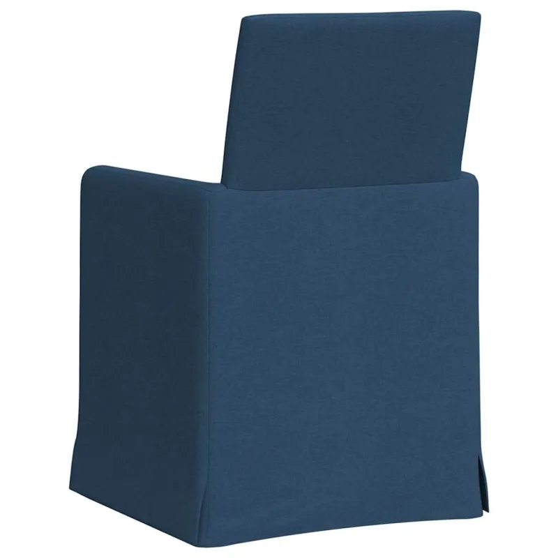 Valgomojo kėdės 2 pcs Mėlyna 57 x 67 x 95 cm audinys