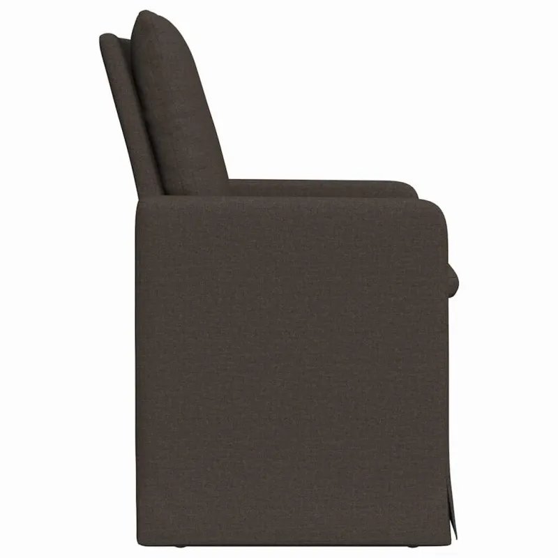 Valgomojo kėdės 2 pcs Tamsiai pilka 57 x 67 x 98 cm Linas