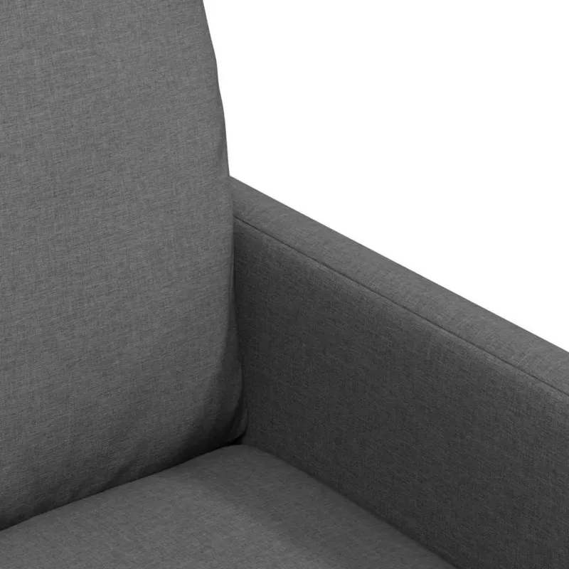 Valgomojo kėdės 2 pcs Tamsiai pilka 57 x 67 x 98 cm audinys