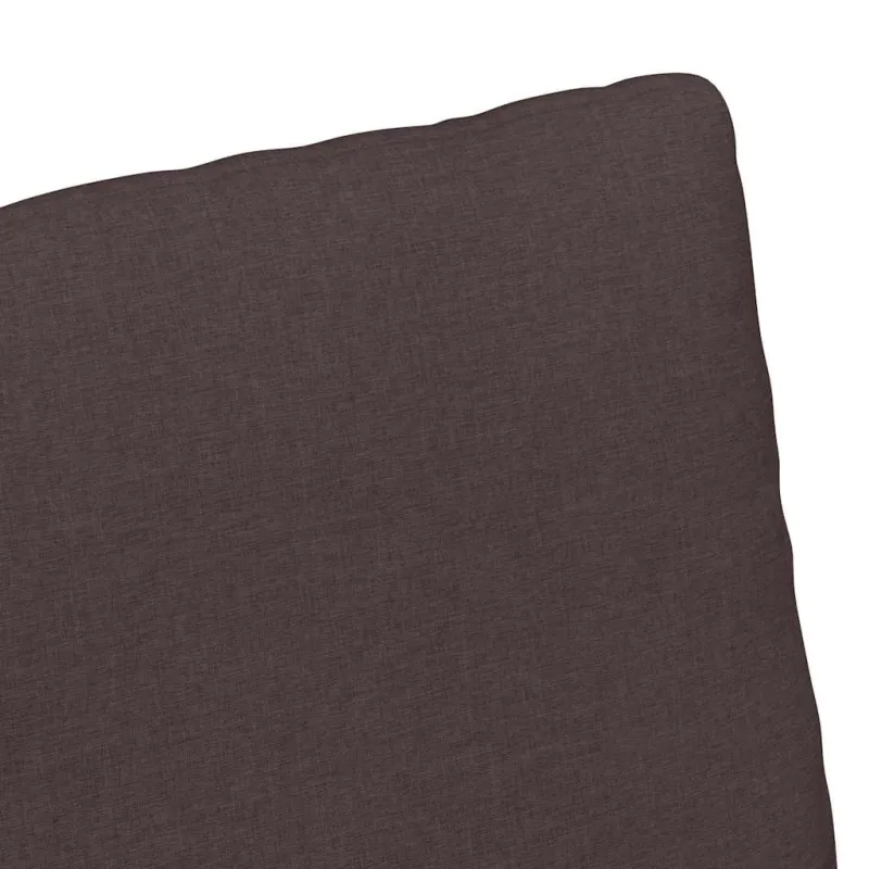 Valgomojo kėdės 2 pcs Tamsiai ruda 57 x 67 x 98 cm audinys