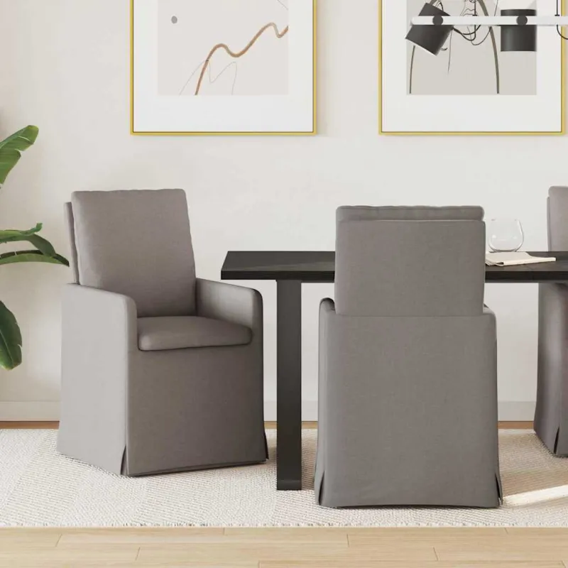 Valgomojo kėdės 2 pcs Tortora 57 x 67 x 98 cm audinys