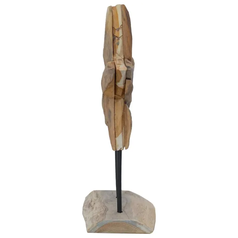 Kalėdų žvaigždė Ruda 31 x 15 x 46 cm Kieto teka medžio