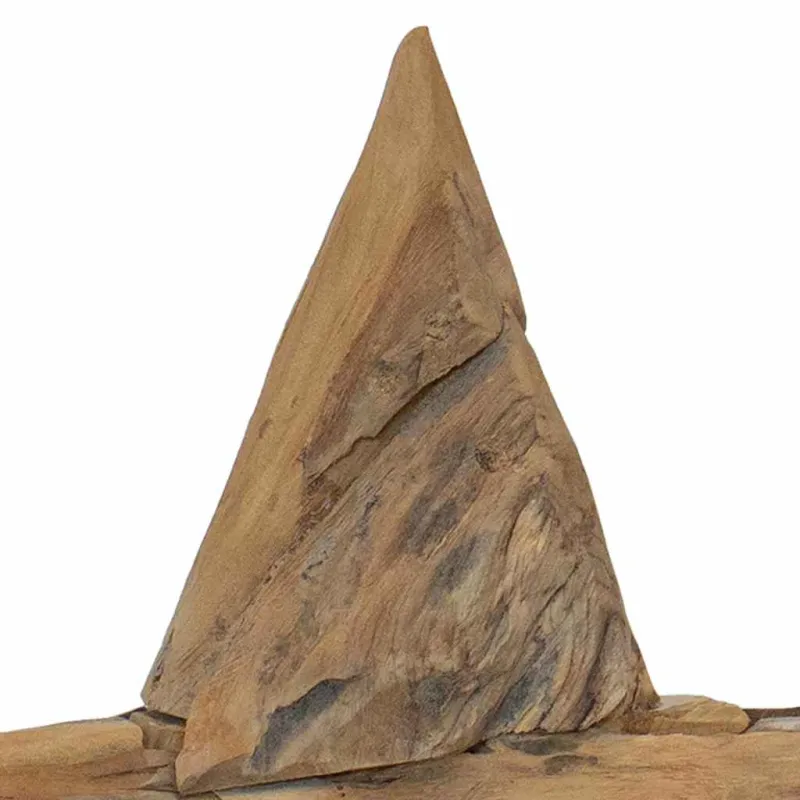 Kalėdų žvaigždė Ruda 43,5 x 13,5 x 59 cm Kieto teka medžio