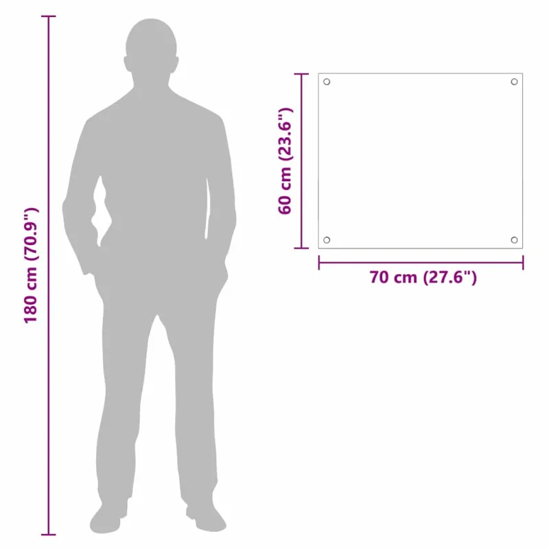Virtuvės atbraila Pienas 70 x 60 cm grūdintas stiklas