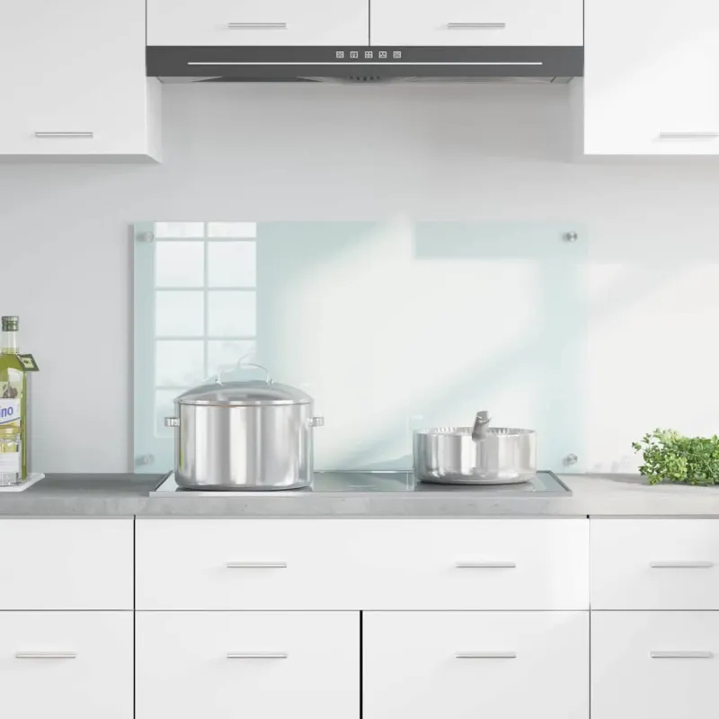 Virtuvės atbraila Pienas 90 x 50 cm grūdintas stiklas